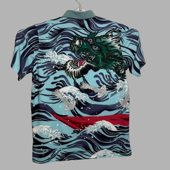 Greyson Men’s Size Large Mythical Sea Golf Polo New With Tags - Picture 3 of 7